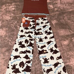 NWTS women’s size S/M Lazy One Bear pajama set